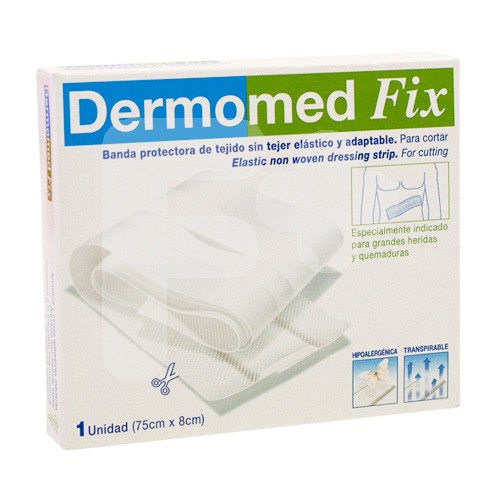 Dermomed Fix 75x8cm tira continua con gasa