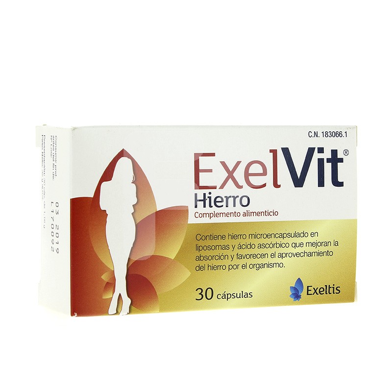 EXELVIT HIERRO 30 CAPSULAS