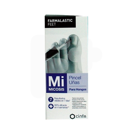 Micosis pincel uñas farmalastic 4 ml