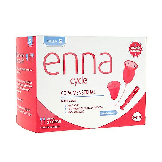 ENNA CYCLE COPA MENSTRUAL T/S + APLIC 2U