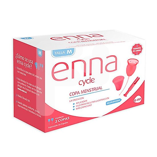 ENNA CYCLE COPA MENSTRUAL T/M + APLIC 2U