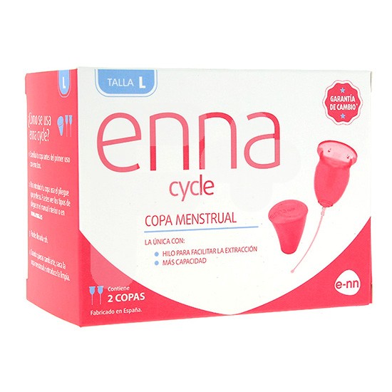 ENNA CYCLE COPA MENSTRUAL T/L 2 UDS