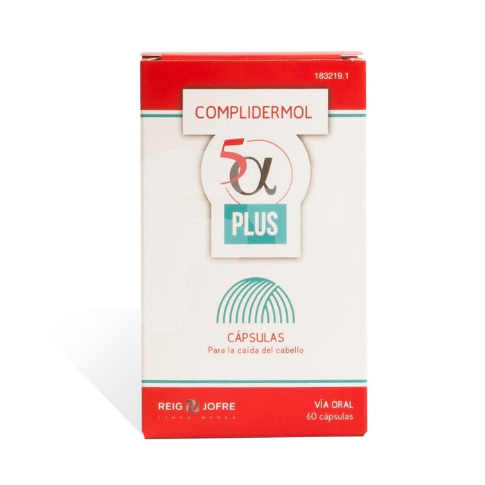 Complidermol 5Alfa plus caída del cabello 60cápsulas