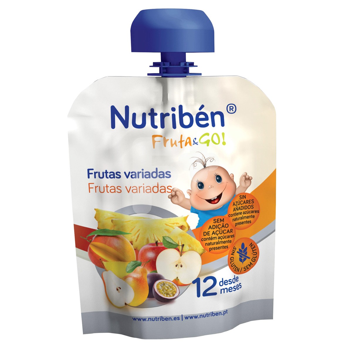 Nutribén fruta and go! Fruta variada 23ml
