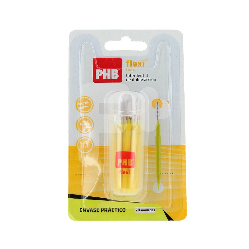 CEPILLO INTERDENTAL PHB FLEXI FINO 20UDS