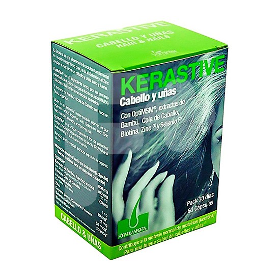 Kerastive cabello y uñas f vegetal 60 cápsulas