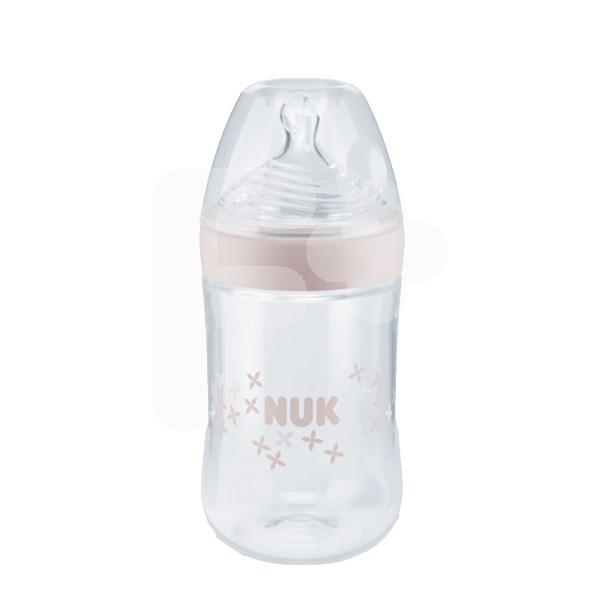 Nuk biberón nature sense silicona pp 0-6 meses M 260ml