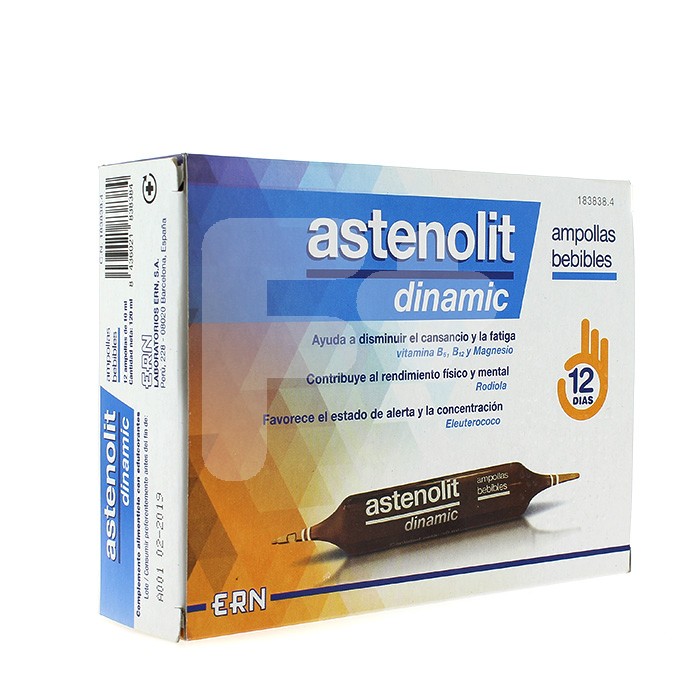 ASTENOLIT DINAMIC 12 AMPOLLAS BEBIBLES