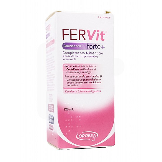 FERVIT FORTE SOLUCION ORAL 120 ML