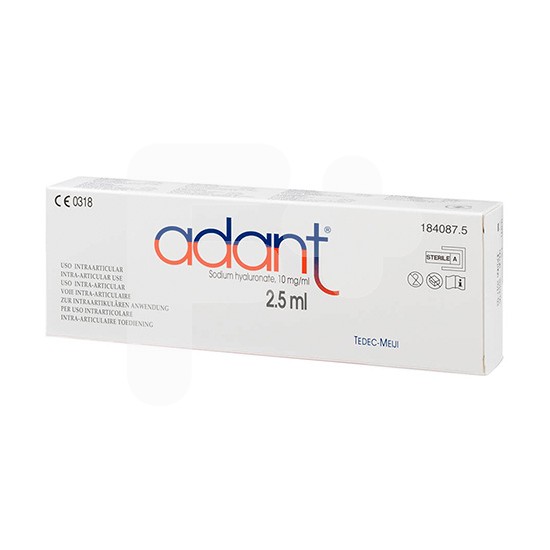 Adant 2'5 ml 1 jeringa precargada con aguja