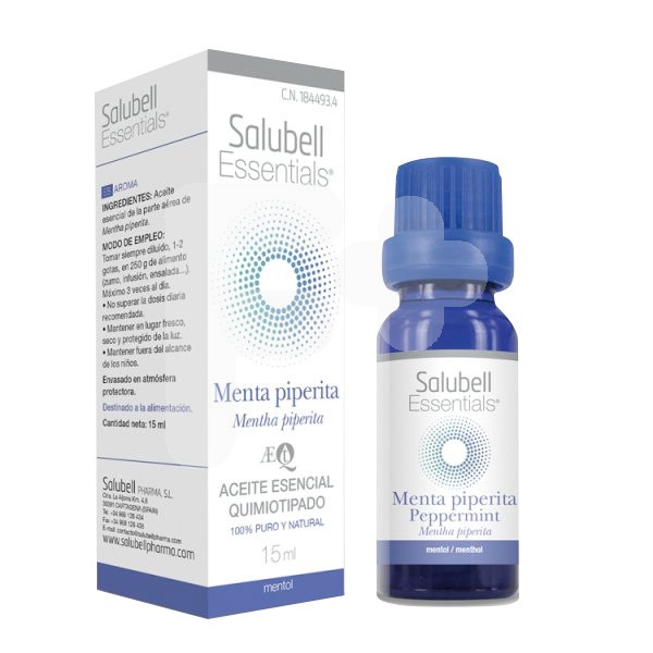 Salubell Aceite esencial oral menta piperita 15ml