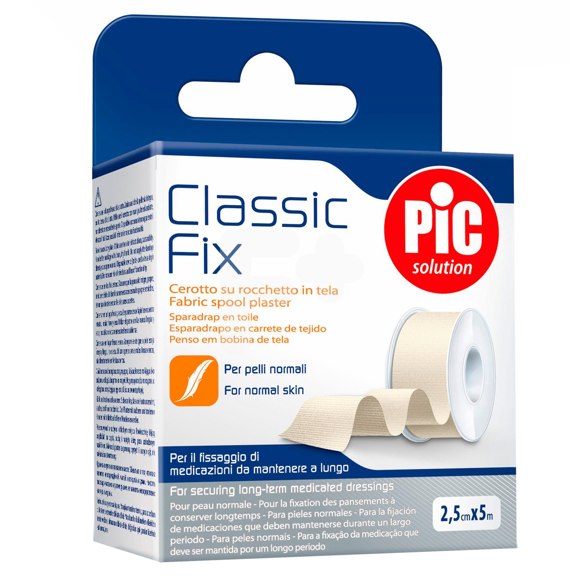 Pic classic fix esparadrapo blanc 5x2,25