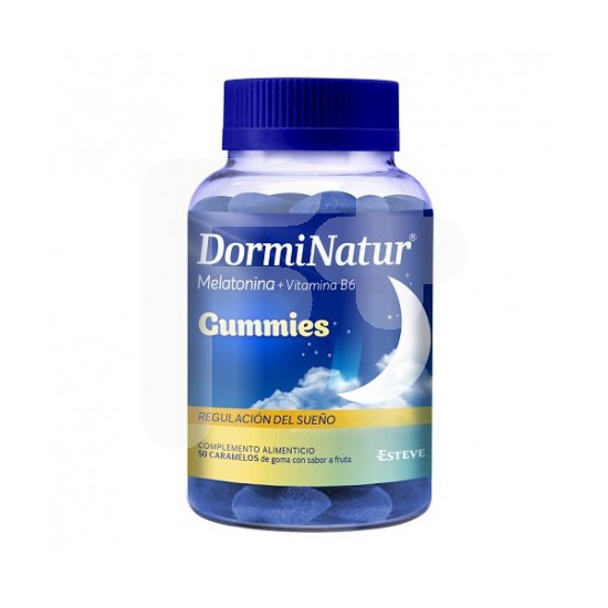 Dorminatur Gummies Melatonina, Pasiflora y Gaba 50 gummies