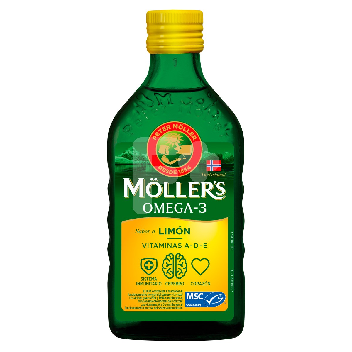 Moller's aceite higado bacalao lim 250ml