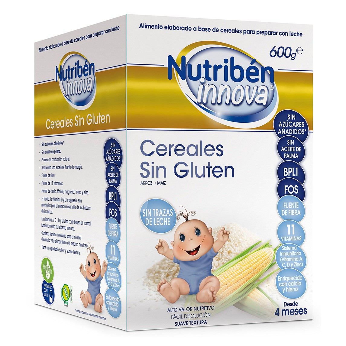 Nutribén Innova cereales sin gluten 600g Nutribén Innova cereales sin gluten 600g