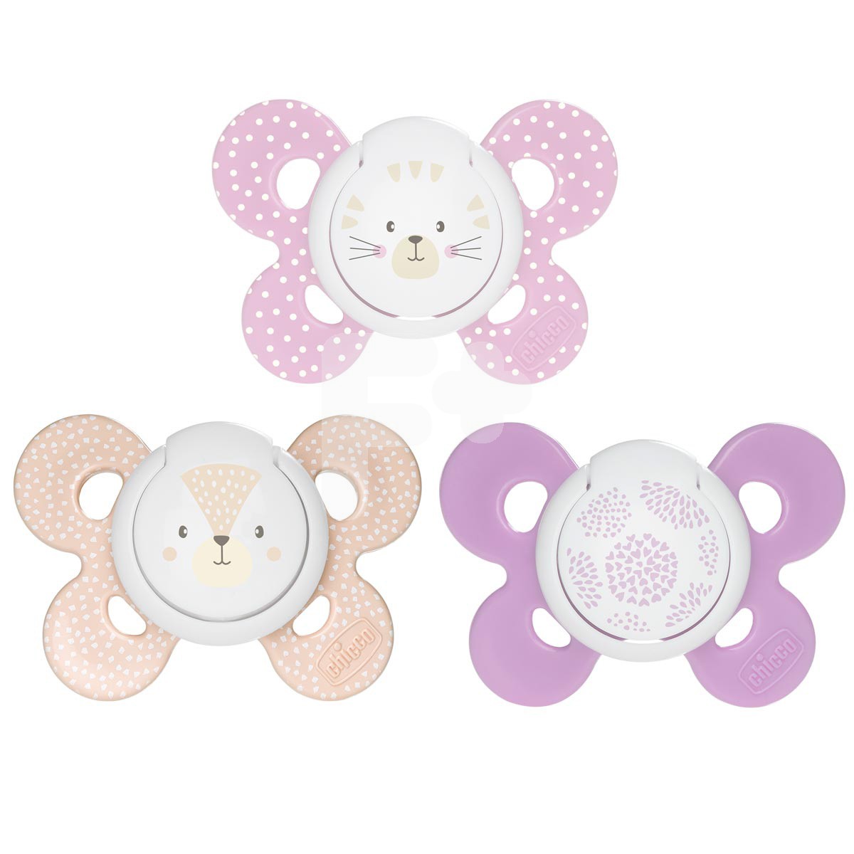 Chicco Chupete physio silicona niña 6-16 meses 2u Chicco Chupete physio silicona niña 6-16 meses 2u