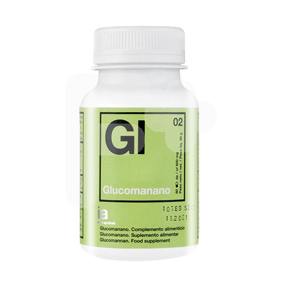 Interapothek glucomanano 80 cápsulas Interapothek glucomanano 80 cápsulas