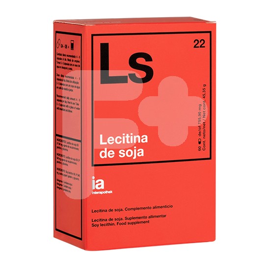Interapothek lecitina de soja 60 cápsulas Interapothek lecitina de soja 60 cápsulas