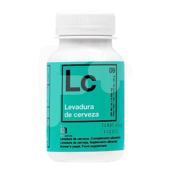 Interapothek levadura cerveza 200 comprimidos Interapothek levadura cerveza 200 comprimidos