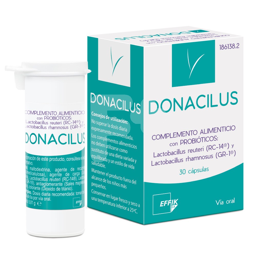 Donacilus microbiota vaginal 30 cápsulas