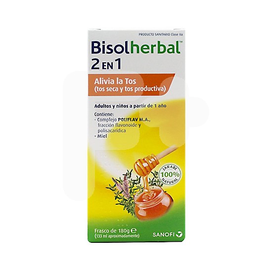 Bisolherbal 2 en 1 jarabe 180g