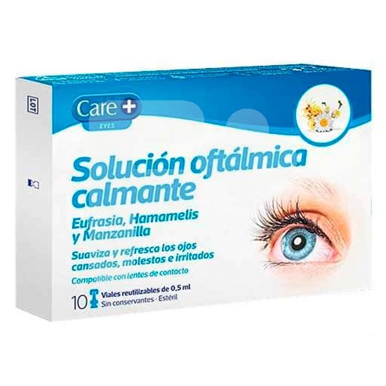 Care+ sol oftálmica calmante 10x0,5ml