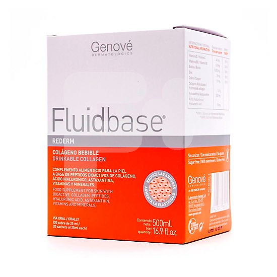 fluidbase rederm colageno bebible 20 sob