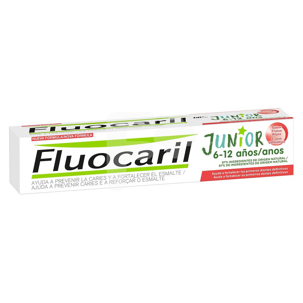 Fluocaril junior gel frutos rojos 75ml