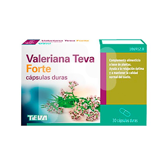 Valeriana teva forte 450mg 30 cápsulas