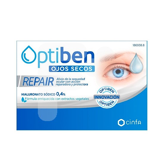 Optiben ojos secos repair 20 monodósis