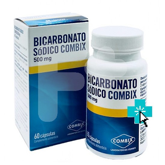 Bicarbonato combix 500 mg 60 cápsulas