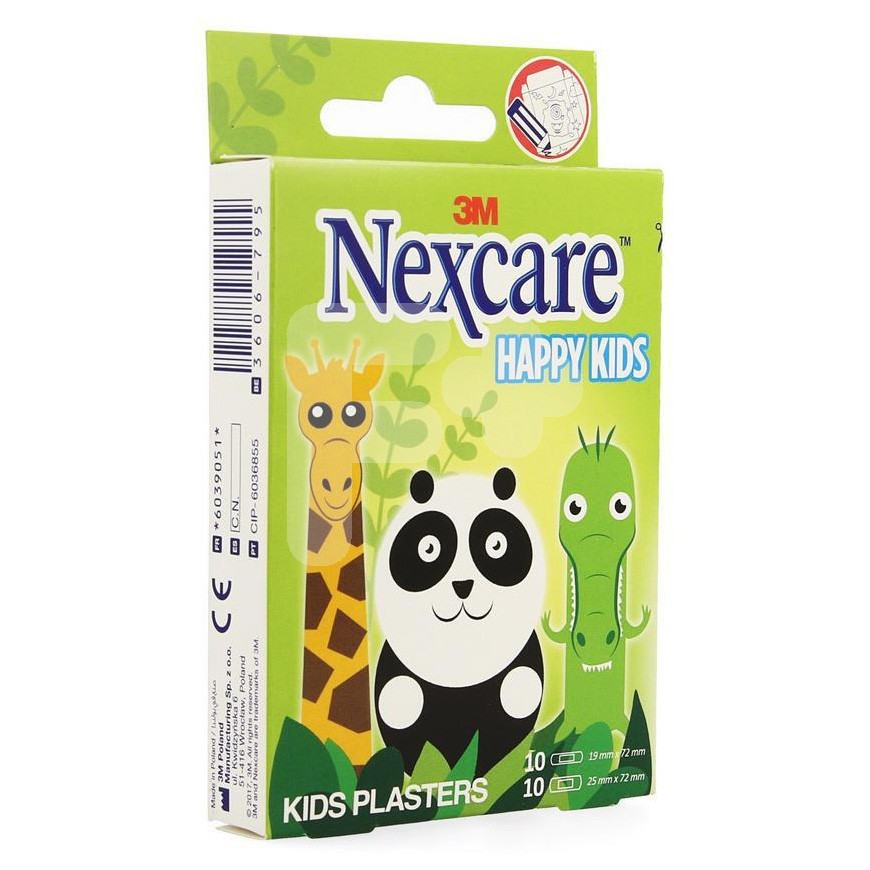 Nexcare kids plasters animales 20 surtid