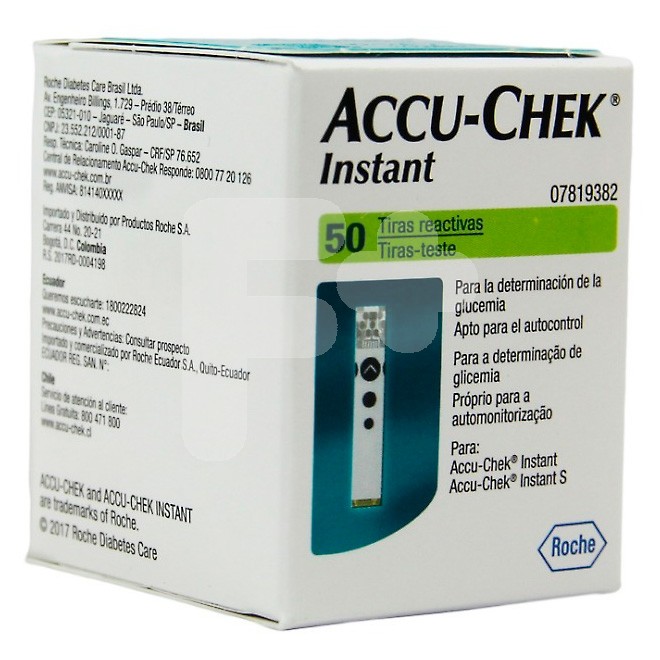 Accu-chek instant 50 tiras