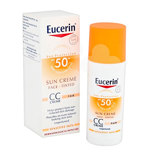 Eucerin Crema facial color SPF 50+ 50ml