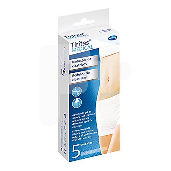 Hartmann tiritas medical reductor de cicatrices 4x30cm 5u Hartmann tiritas medical reductor de cicatrices 4x30cm 5u
