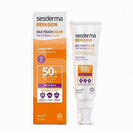 Sesderma Repaskin facial spf50 seda color 50 ml