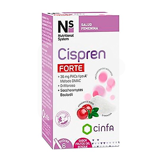 N+S cispren forte 6 sobres