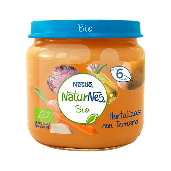 Nestlé Natunes bio puré hortalizas con ternera