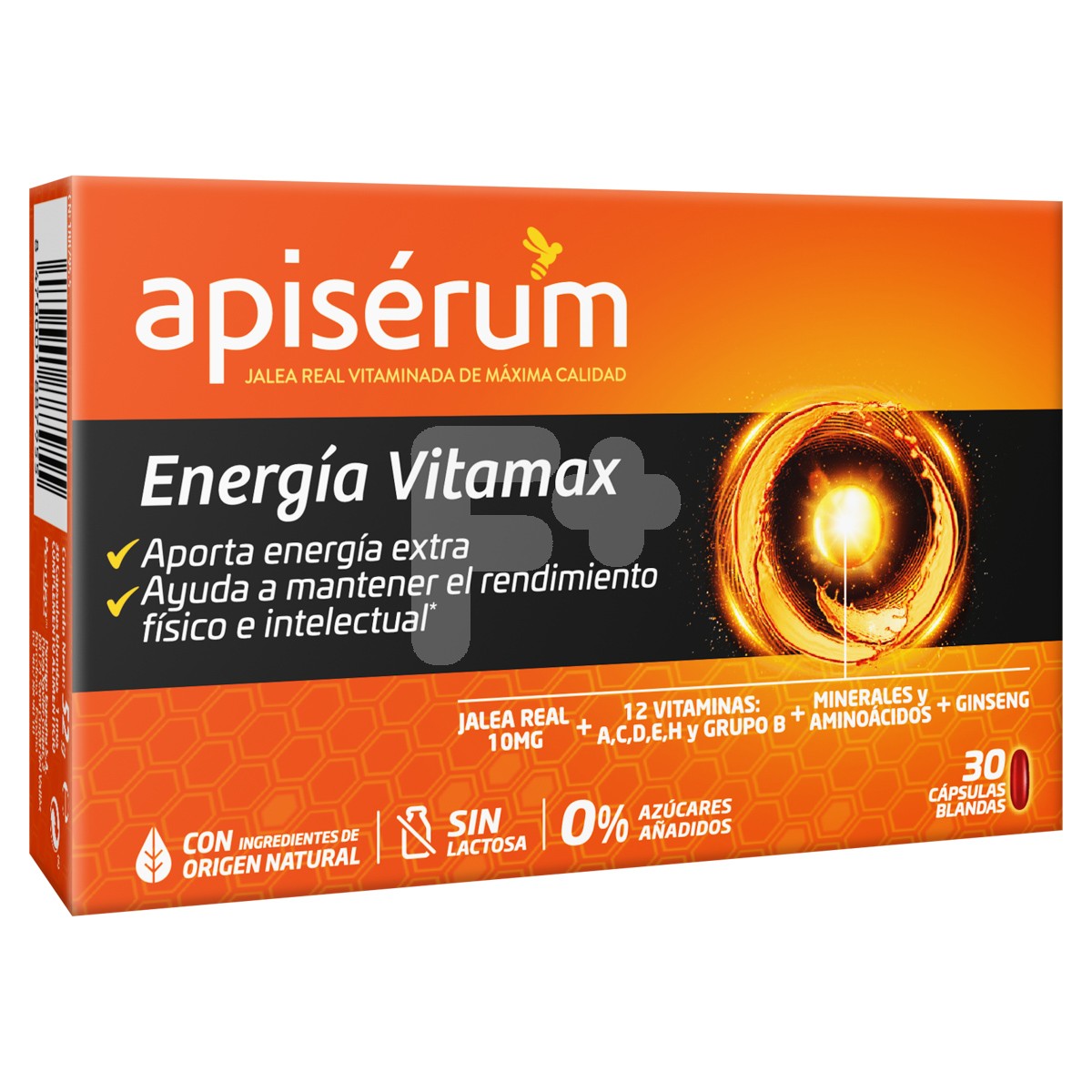 Apiserum energia vitamax 30 cápsulas