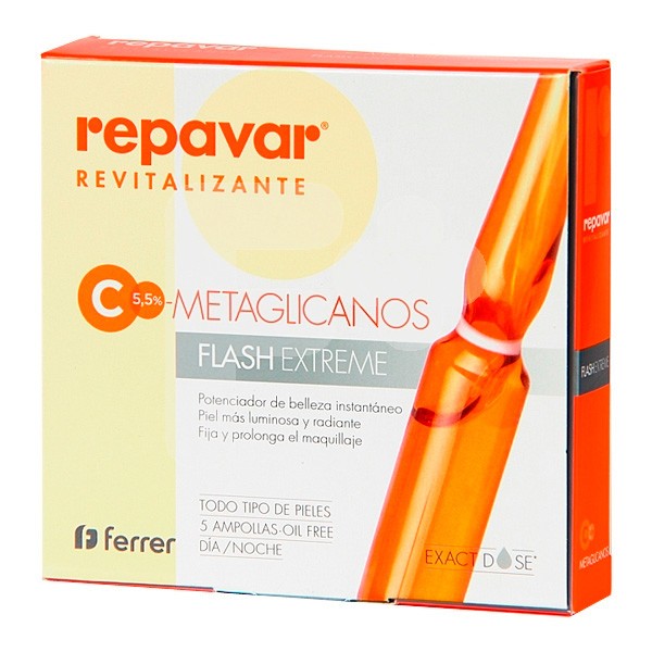 Repavar Revitalizante Flash Extreme 5 ampollas