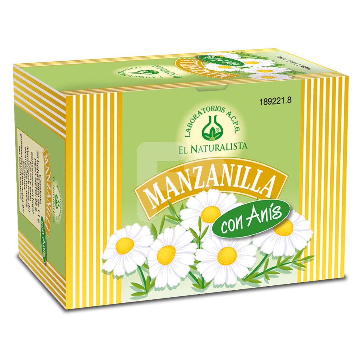 El Naturalista infusión manzanilla con anis 20 sobres