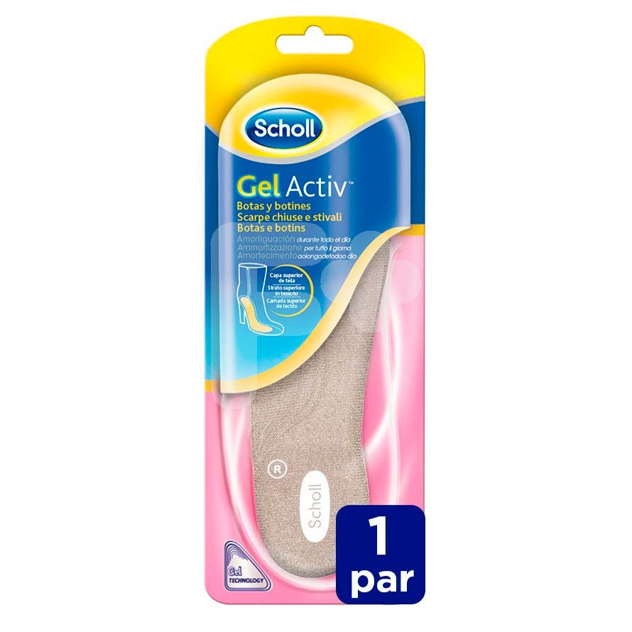 Scholl gel activ botas y botines 1 par