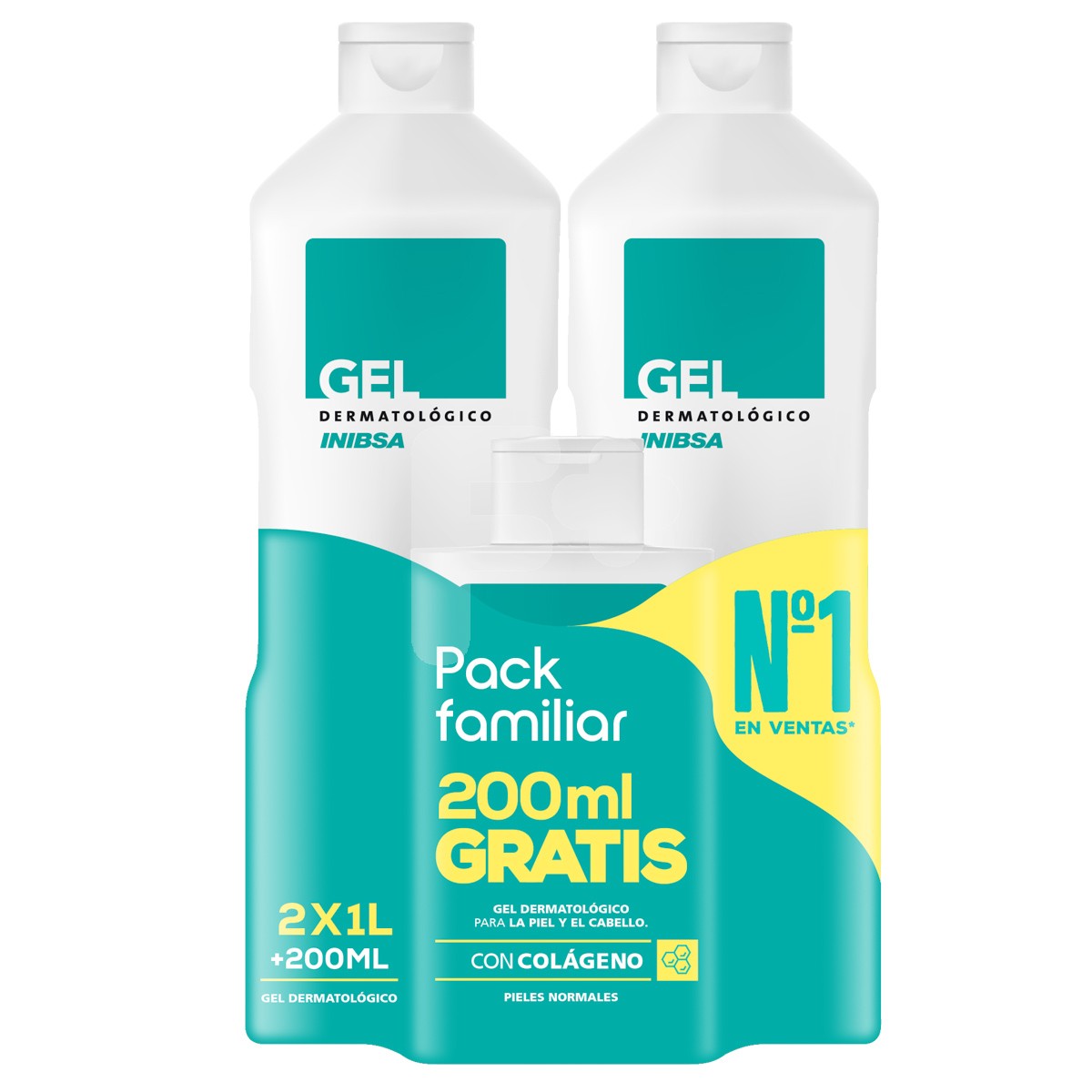 Inbsa gel dermatologico familiar 2x1L