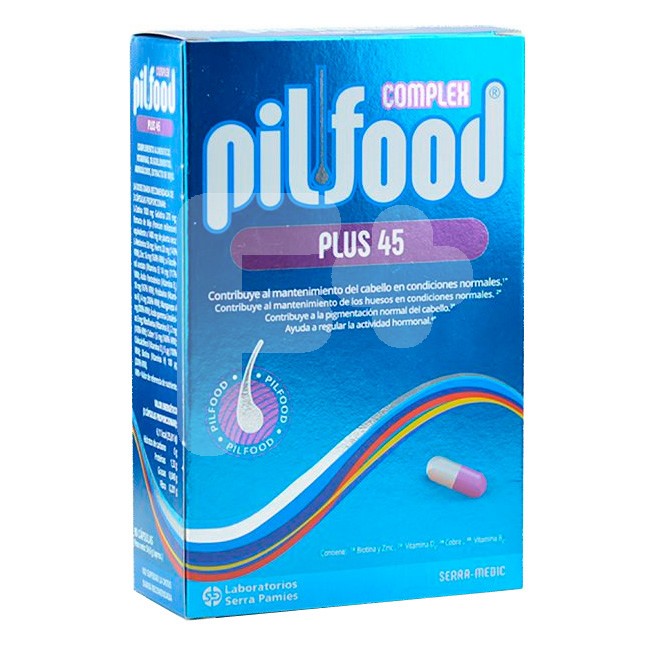 Pilfood complex plus 45 90 cápsulas