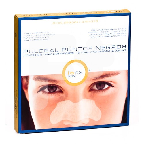 Ioox Pulcral puntos negros 6 tiras + toallitas