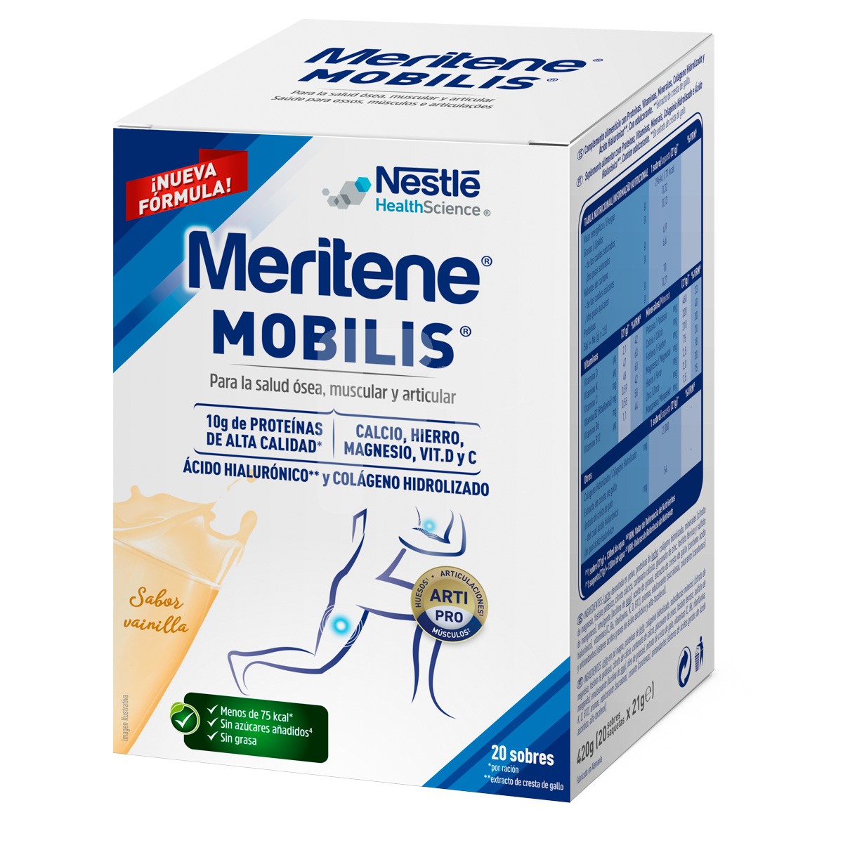 Meritene mobilis vainilla pack 20 sobres