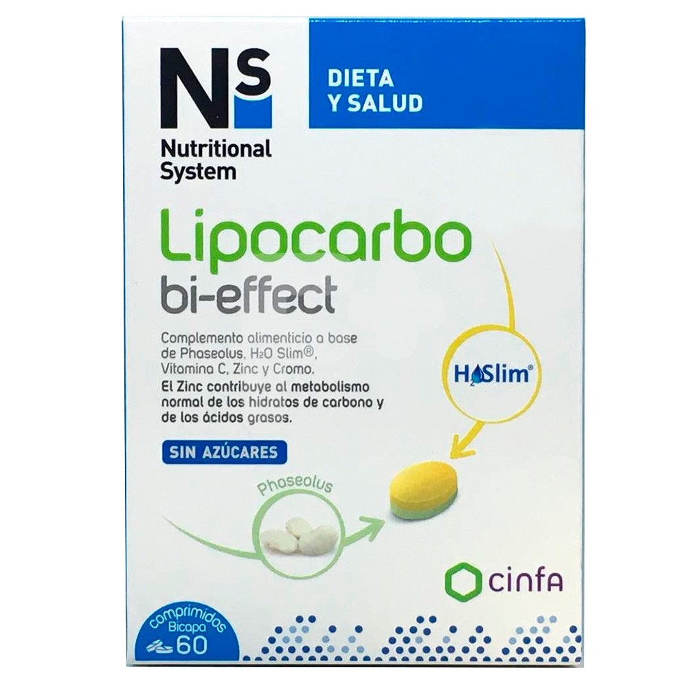 N+s lipocarbo bi-effect 60 comprimidos N+s lipocarbo bi-effect 60 comprimidos