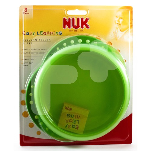 Nuk plato con tapa easy learning