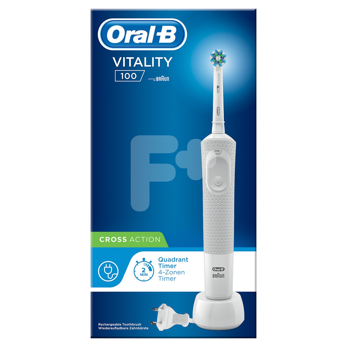 OralB cepillo eléctrico vitality cross action blanco