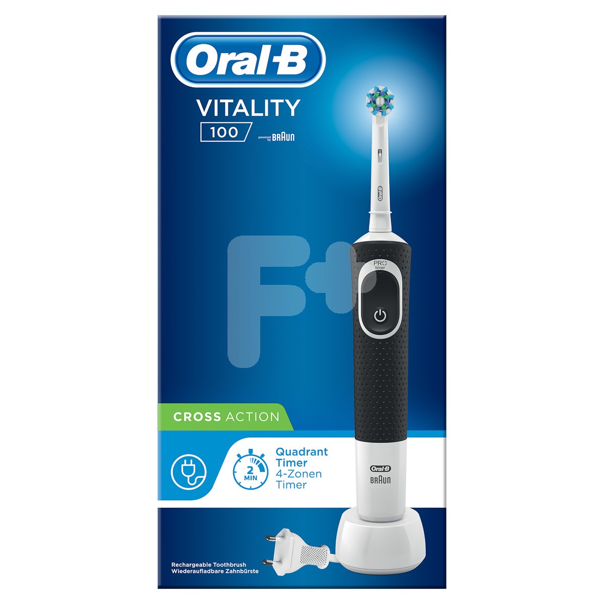 OralB cepillo eléctrico vitality cross action negro